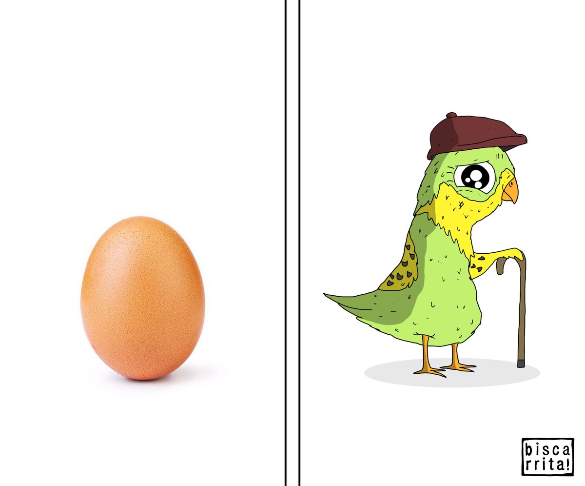 Biscarrita's tweet image. El famoso huevo de IG, el 10 años challenge que chimuelo no pudo hacer :')