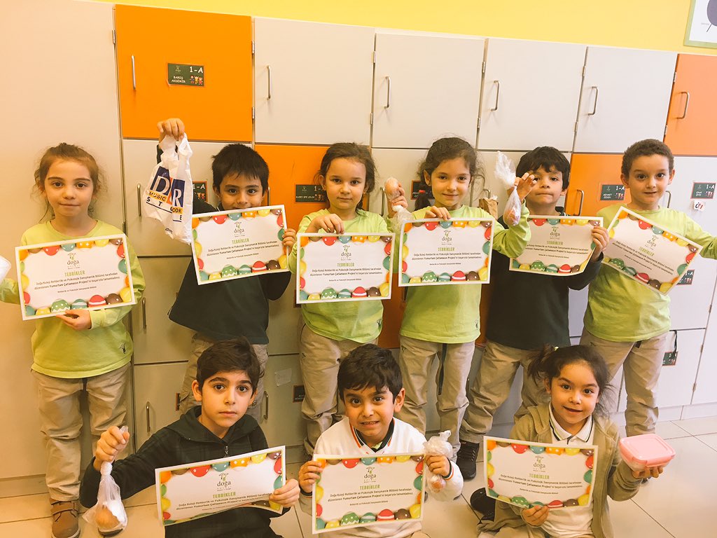 “Yumurtam Çatlamasın” projesini başarıyla tamamlayan miniklerimiz ☺️👏🏻 @doga_eskisehir @DamlaGuvenDG <a href="/EbruDemirkoz/">ebru.demirkoz</a> <a href="/DogaOkullari/">Doğa Koleji</a> <a href="/DogaAcademy/">Doğa Academy</a> @eskisehir_t