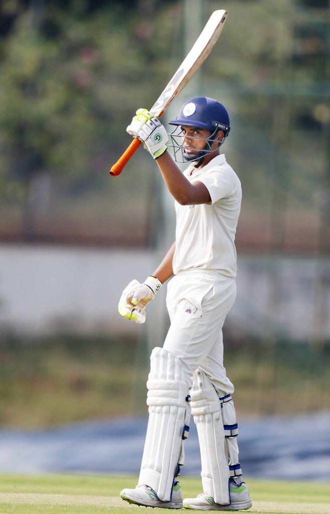 Captain Nishant Sidhu with a 53 in the second innings