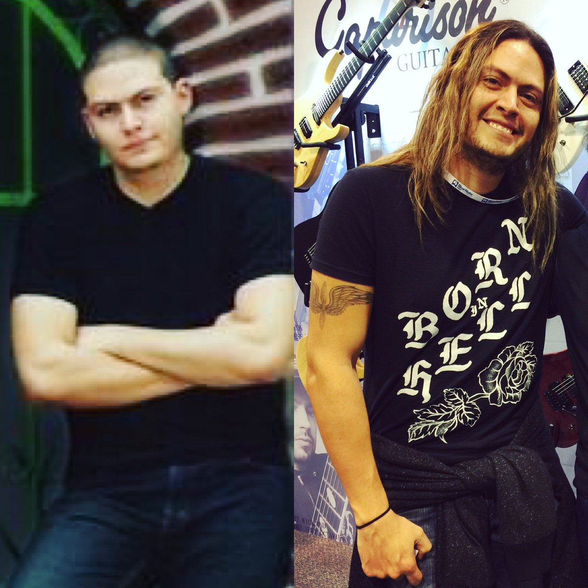 #10yearchallenge ¿Cómo ven, rapado o melenudo? 😆