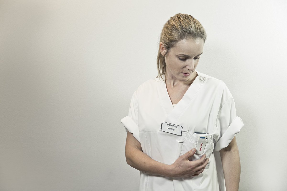 AscomMiddleEast's tweet photo. Smart devices reshape how care is delivered: The Ascom Myco 2 allows #nurses to obtain information from their patients at one glance and no touch. #topdisplay #purposebuiltdevice #lesswalking #moreinformation https://t.co/n693X7Kl4A https://t.co/EjWVrPvsrR