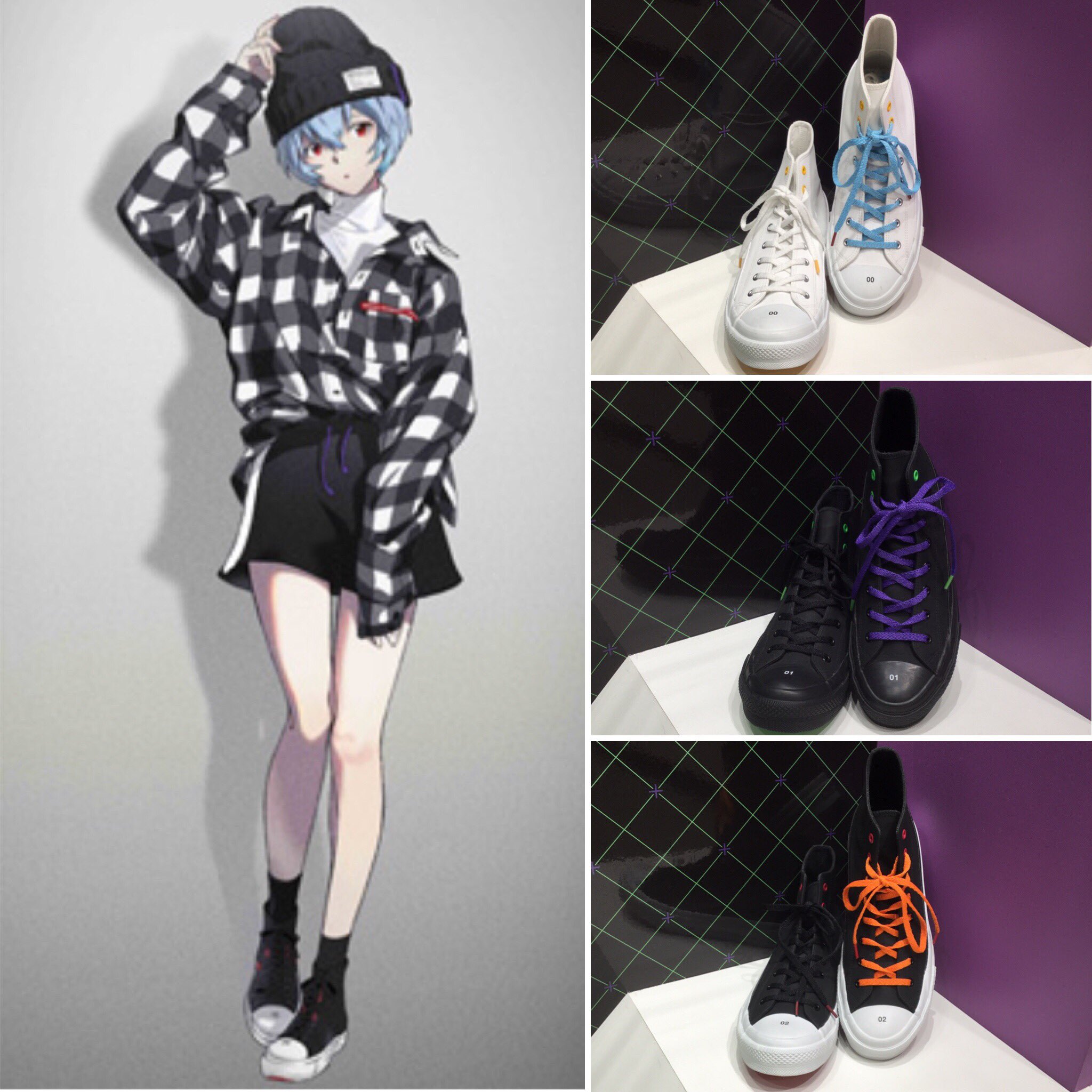 EVANGELION X UBIQ HICUT SNEAKER(エヴァンゲリオン