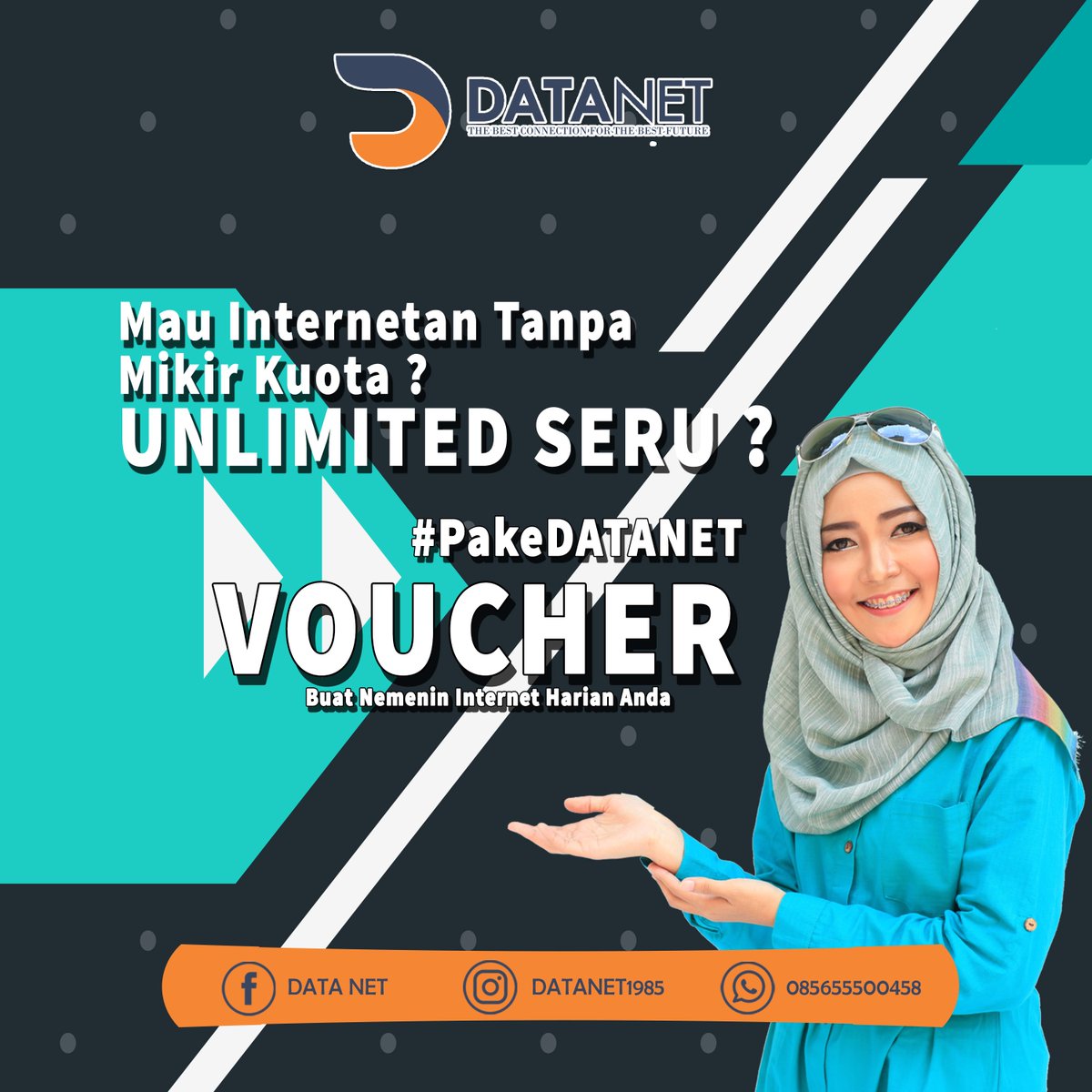 datanet1985's tweet image. Hari gini Masih mikir kuota ? #pakeDATANET voucher yuk... internetan unlimited tanpa kuota..
#datanet
#paketdatanet
#datanetkece
#datanetvoucher
#datanethome
#network
#ngalahnesia