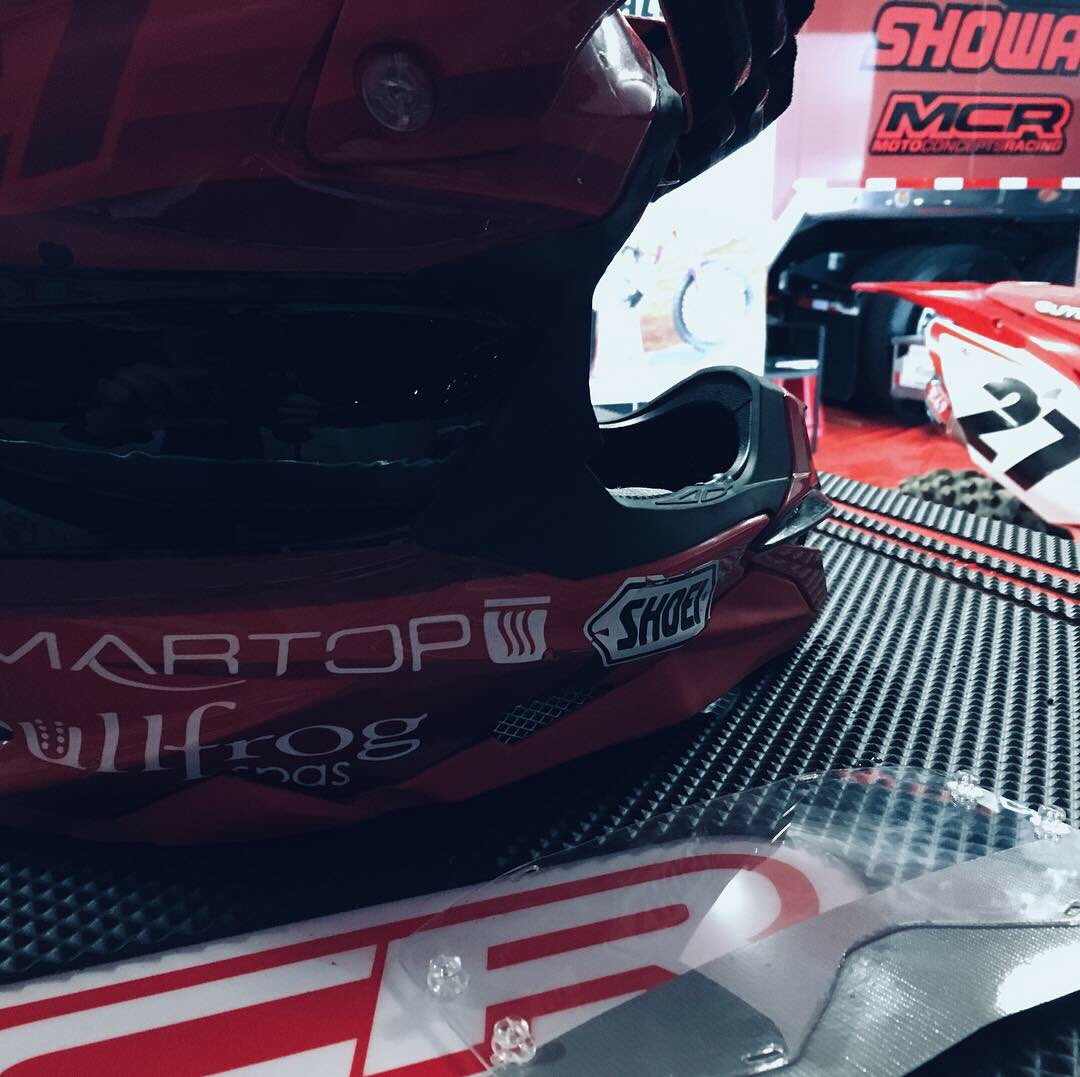 dsjoblom's tweet photo. Thoughts and prayers for @Predator_34 from the entire @MotoConcepts @bullfrogspas @hondaproracing team.  Wishing you a speedy recovery Mookie! https://t.co/H9cbDxsEP1