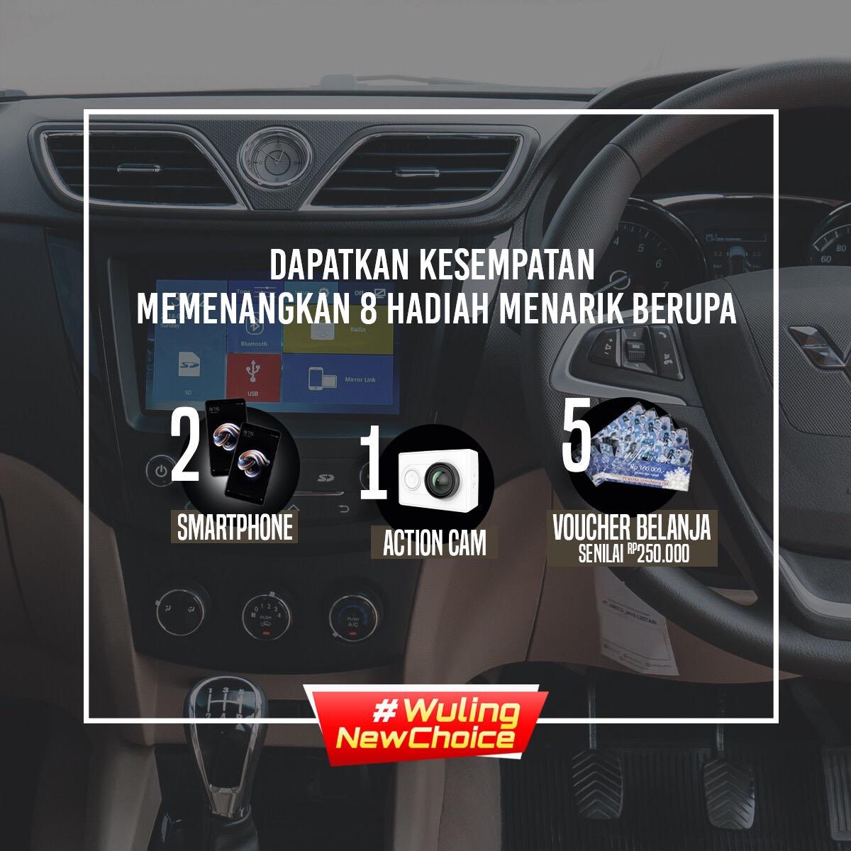 WulingMotorsID's tweet photo. Keluarga Wuling, ayo segera tulis resolusimu di hari terakhir #WulingNewChoice ! Dapatkan kesempatan memenangkan hadiah menarik berupa smartphone, action cam, atau voucher belanja senilai Rp250.000 Informasi lebih lanjut: https://t.co/4k8wqLgKvJ #WulingMotors #WulingNewChoice https://t.co/coLLaqJI4y