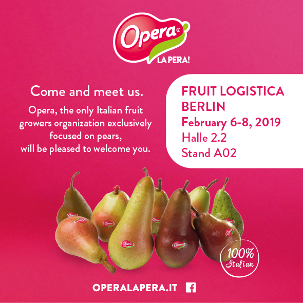 Fruitmodena's tweet photo. Looking forward to meeting you all @FRUITLOGISTICA 2019, February 6-8 in Berlin (Germany).......please do not hesitate to pass by our OPERA Stand A02 - Hall 2.2!!! #fruit #operalapera #italianfood #pear #madeinitaly #opera #fruitsbasket https://t.co/BqUA1t2fbz