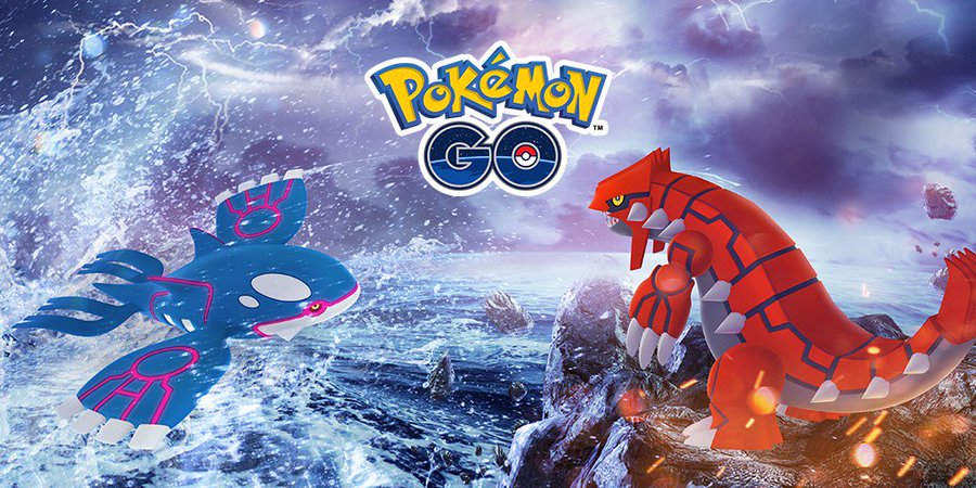 イオンでポケモンgo伝説レイドバトルウィーク開催 カイオーガとグラードンが毎日18時に出現 隊長がいろいろとやってみた