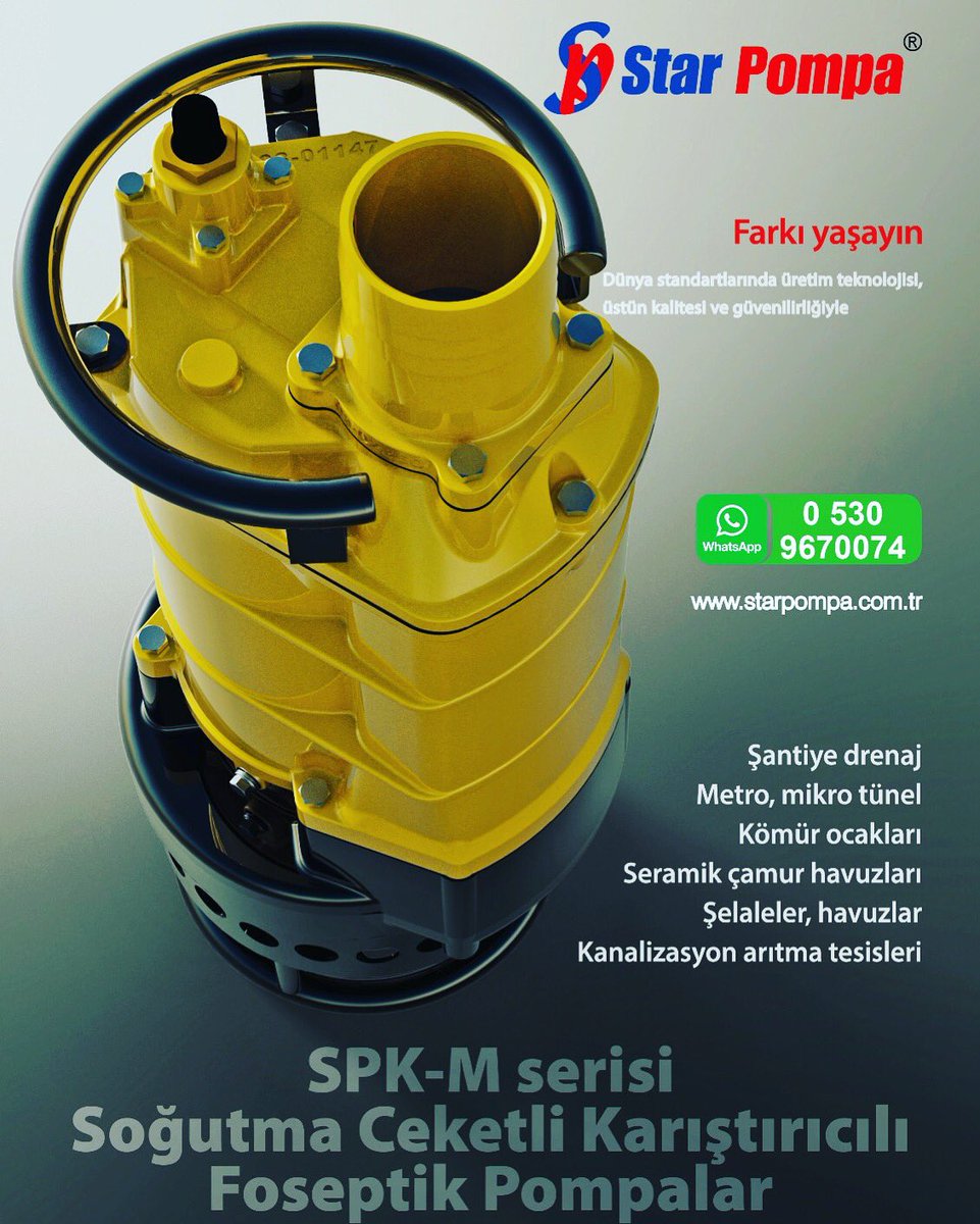 SPK-M Serisi Soğutma Ceketli Karıştırıcılı Foseptik Pompalar...