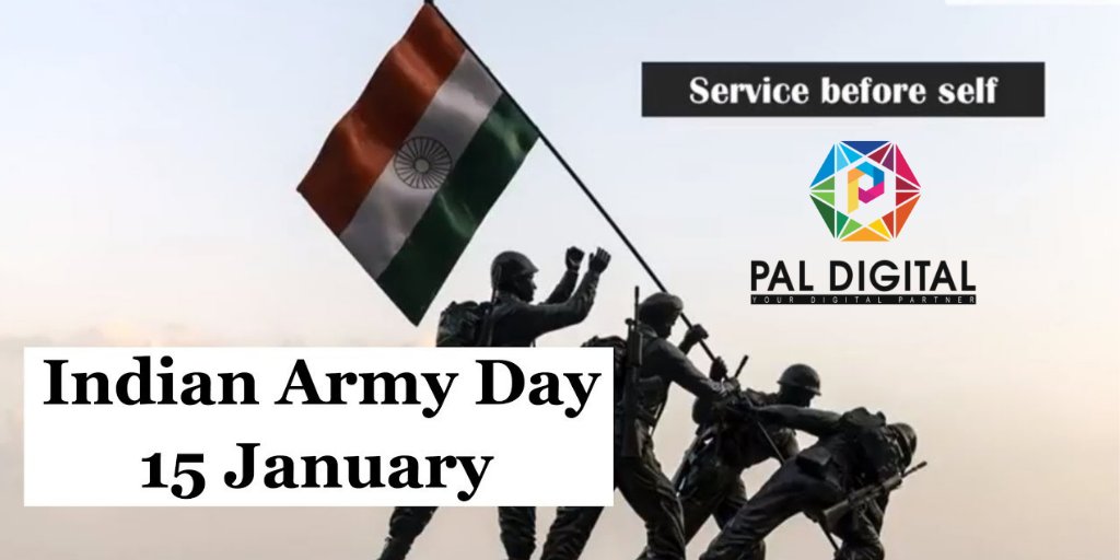 digital_pal's tweet photo. On #ArmyDay, a tribute to the brave soldiers of the Indian Army. 

Every single one of them is the epitome of matchless valor and boundless determination; and embodies the motto of the Indian Army: Service Before Self.@v4ppl  
#IndianArmy 
#JaiHind https://t.co/mOpaOYZ1pJ