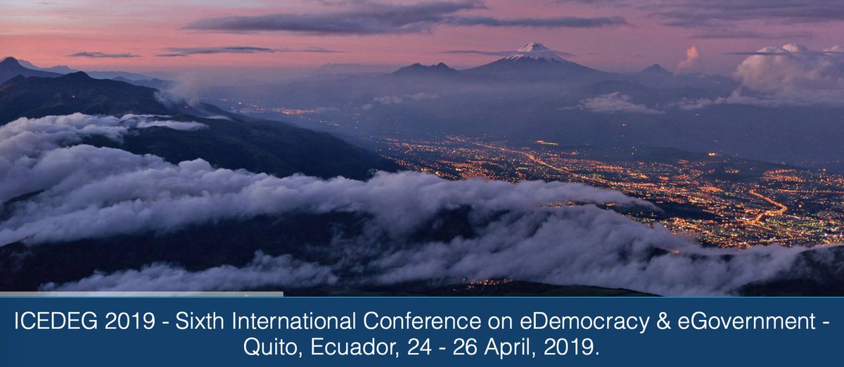 We are glad to inform that the reviews of ICEDEG were completed and the notifications were sent to authors. Thank you and congratulations on your contribution to the ICEDEG.
We look forward to meeting you in Quito!