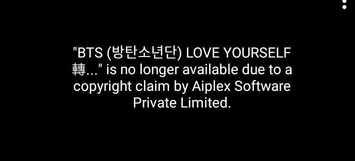 PhamRan's tweet photo. Hello!
BTS Singularity Comeback Trailer MV was blocked on YouTube due a copy right claim. Please fix the issue and get Singularity back '
@bts_bighit @BigHitEnt @hitmanb @pddogg @YouTube @TeamYouTube #WhereIsSingularity https://t.co/aHMzcwoEDr