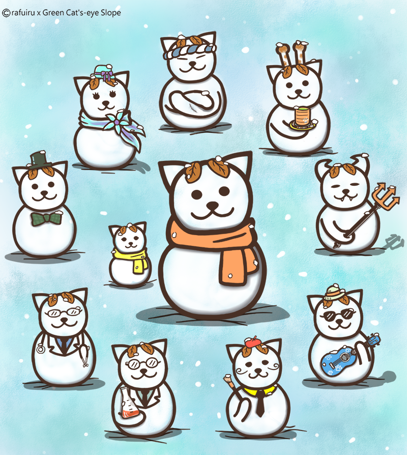 ASHIFARDI's tweet photo. 原來已經有這麼多隻角色貓了😊
#琺底 #cat #貓 #橘白貓 #白貓 #貓咪 #貓雪人 #ねこ #ネコ #茶白猫
#外星貓 #惡魔貓 #師傅貓 #音樂貓 #藝術貓 #白袍貓 #紳士貓 #淑女貓 #幼貓 https://t.co/KZT59rNaVq