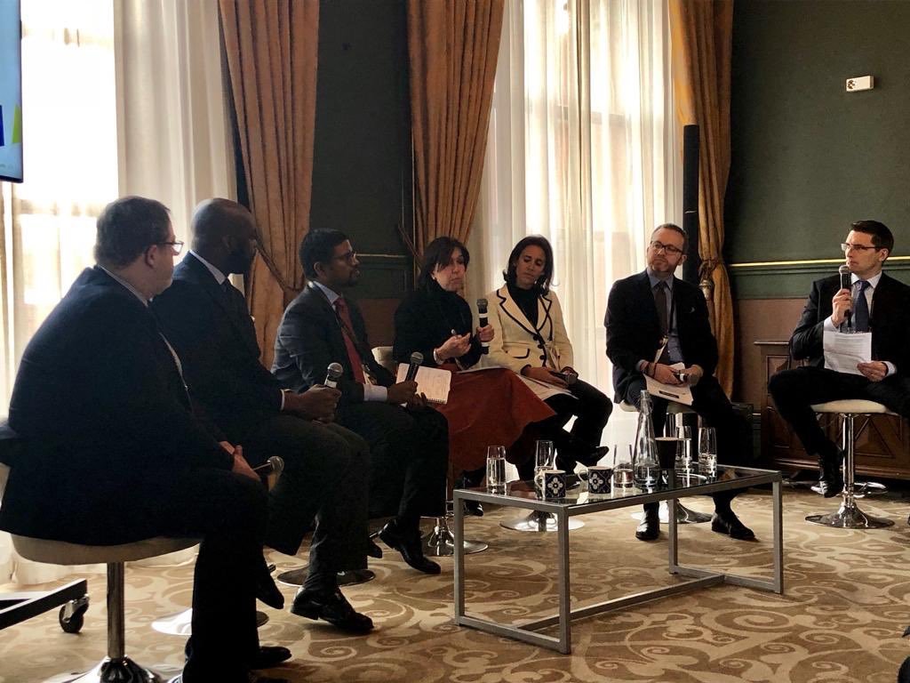 HoganLovellsFIS's tweet photo. Rounding off the breakout sessions at #FISSummitEurope our biggest panel discussing Lending to Emerging Markets and the Role of DFIs https://t.co/RCunwXm1F9