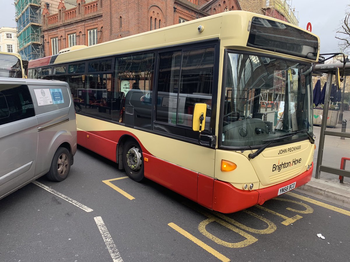 This clever bus driver decided to. Ot wait then stop as my brother is reversing, he has already indicated and has his hazards on! Intelligence level 0! <a href="/BrightonHoveBus/">Brighton & Hove Buses</a>