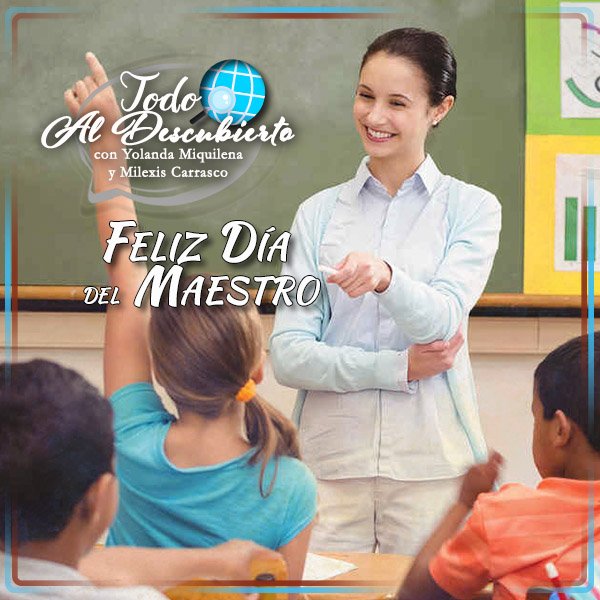 TALDESCUBIERTO's tweet photo. Tal día como hoy se celebra en Venezuela el Día Nacional del Maestro. https://t.co/DYynOt8XLY