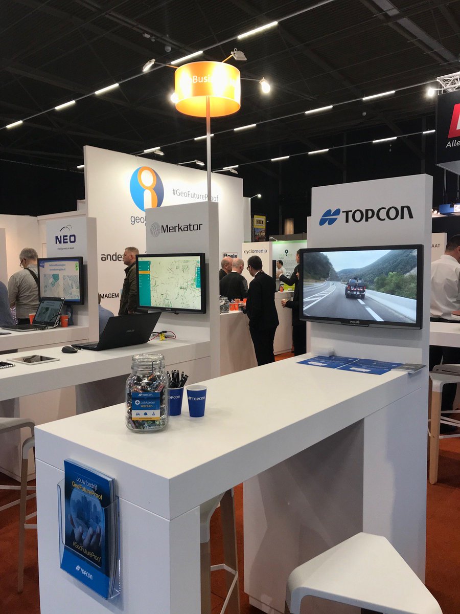 Om 15.30 uur geeft Rob ten Vregelaar op het #GeoBusinessNederland plein een presentatie over Samen de Toekomst in. #infratech #geobusinessnederland