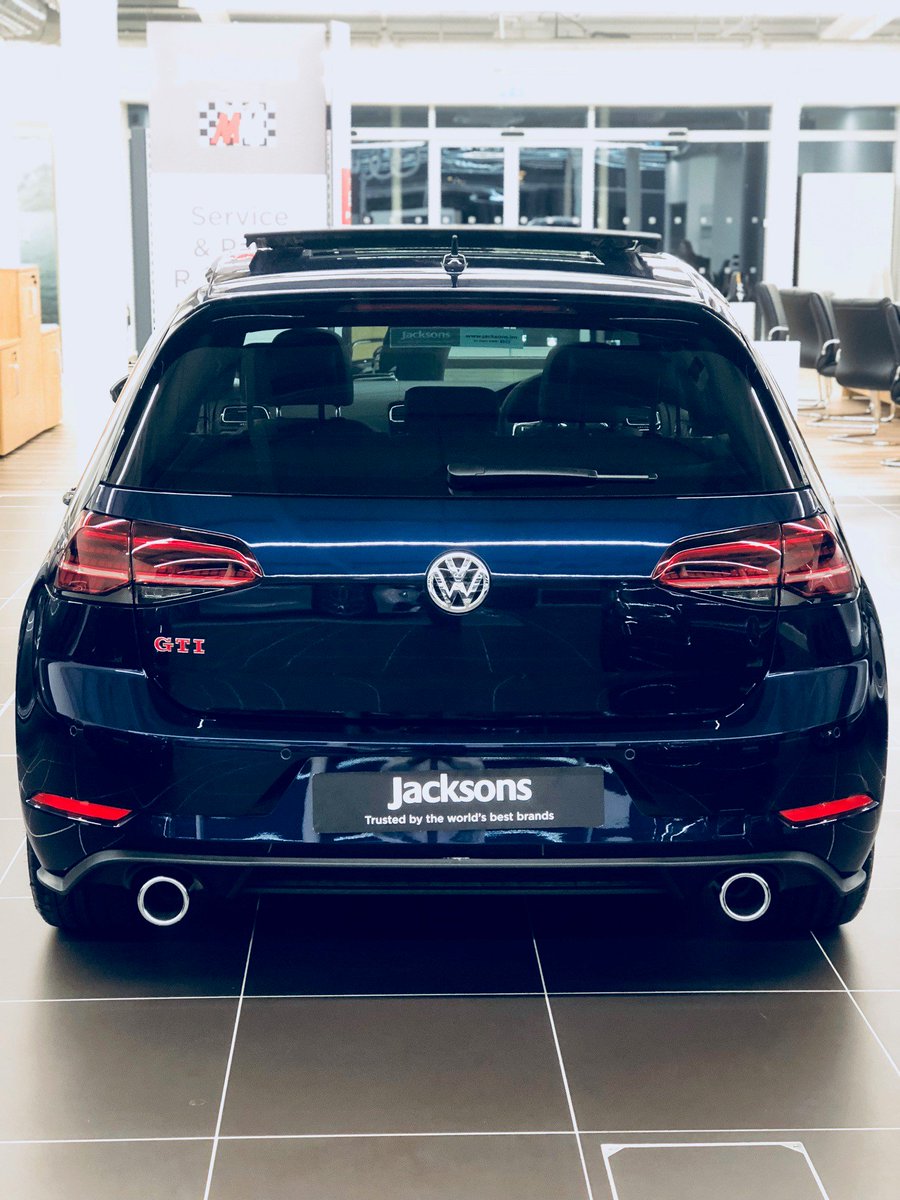 Volkswagen Golf GTI comes with:

Full Leather Red Stitch Seats and steering wheel
Heated Seats 
Touchscreen Entertainment System
Satellite Navigation
DSG Automatic Gear Box with Gear Shift Paddles 
Unique GTI Styling
Panoramic Sun Roof

And Way More !! #Jacksons