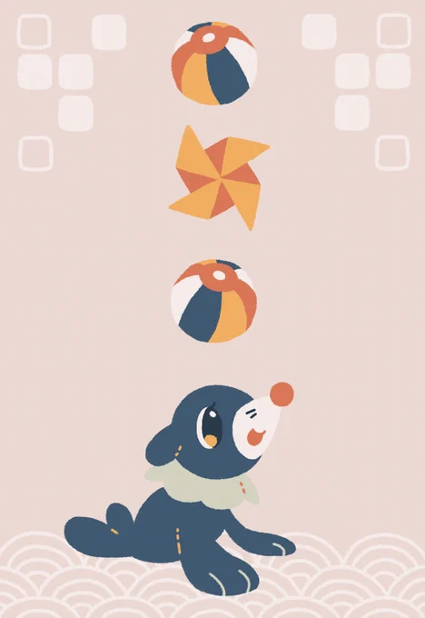 アニポケのアシマリちゃんめちゃかわ 