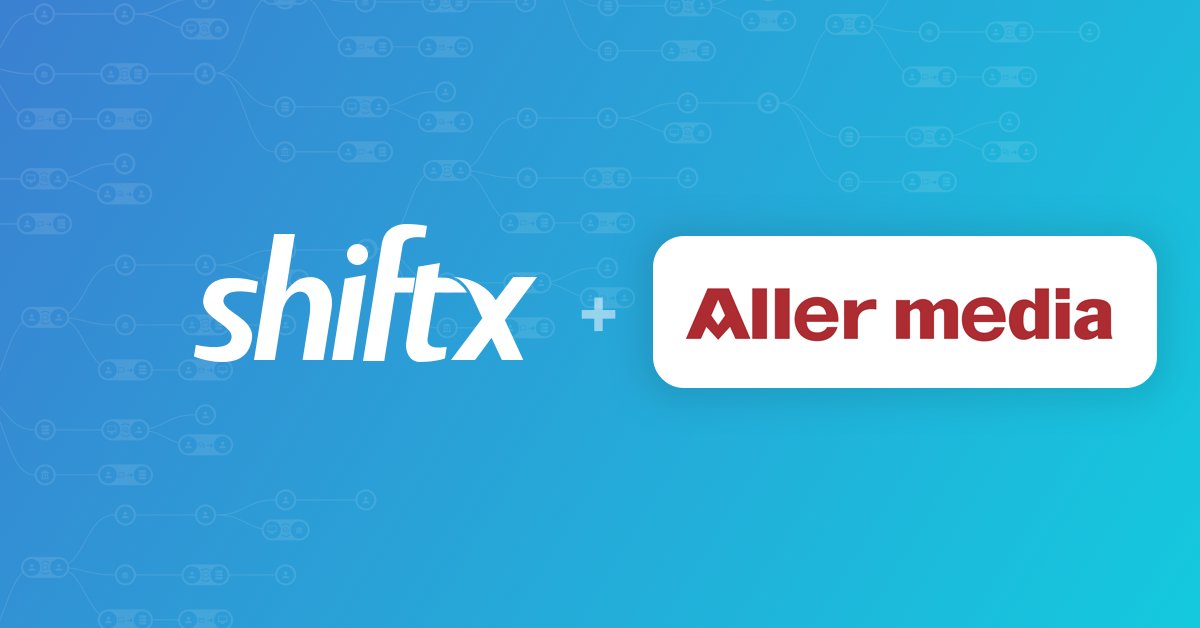 We are proud to announce our latest pilot partnership with Aller Media AS. We are off to a great start and excited to see how quickly the team has adopted <a href="/shiftxcom/">ShiftX</a> .