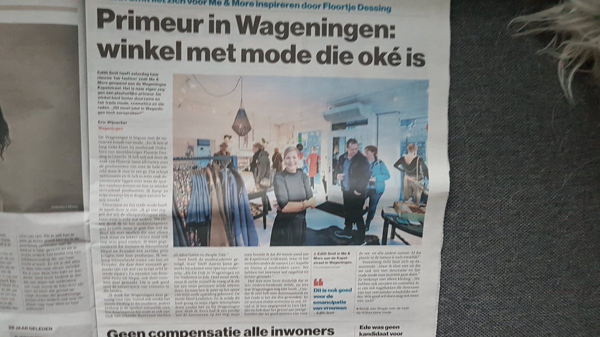 EerlijkWag's tweet photo. Me &amp; more fair in @wageningencity en natuurlijk binnenkort op de site en app van @EerlijkWinkelen https://t.co/GaFi0os73M