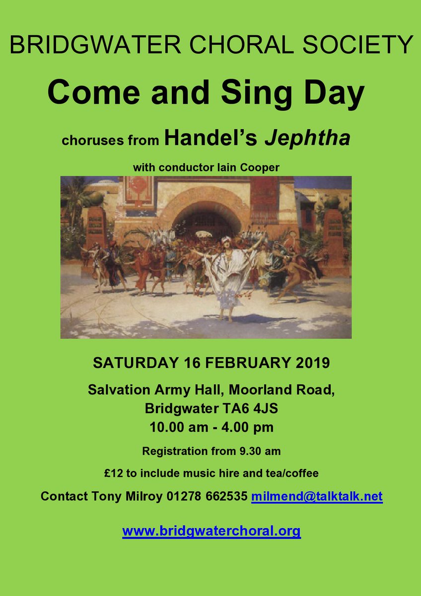 BChoral's tweet photo. Come &amp; Sing 2019! https://t.co/OSW8hYbzN7