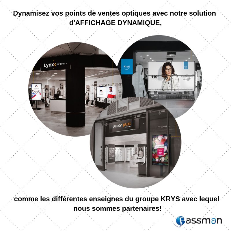 Soyez visionnaire et améliorez vos différents points de vente avec des solutions d'affichage dynamique pour promouvoir vos produits ou services.