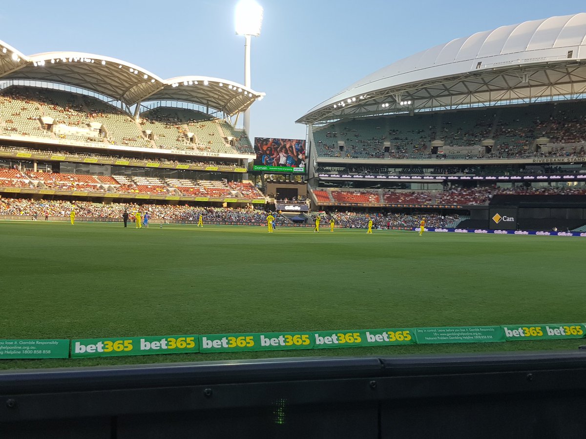 AtThorsteinsen's tweet photo. Very nice night for it @RisdonCricket @WandearahRams #AUSvIND https://t.co/1hn6vps9xW