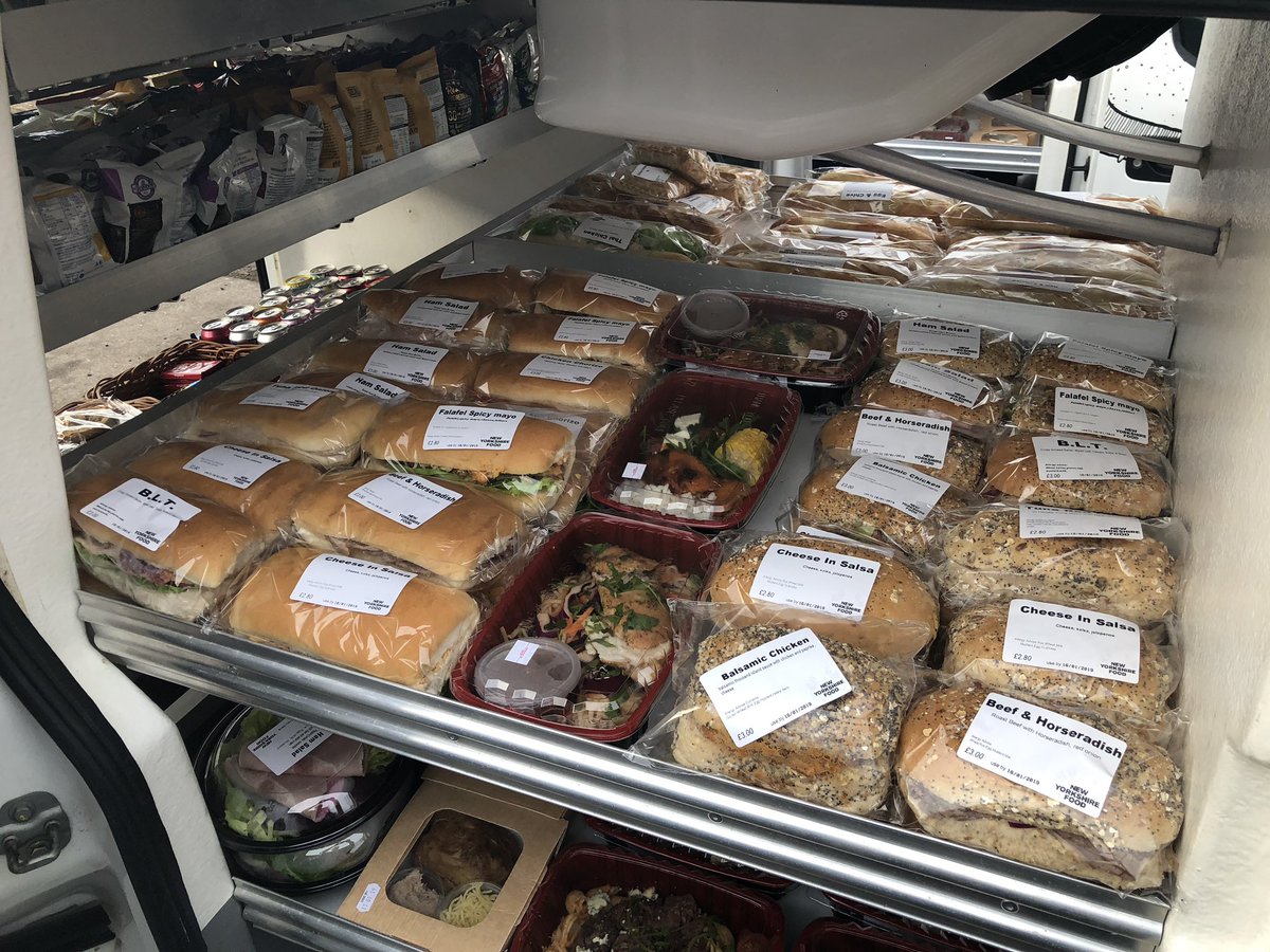 NewYorkshire's tweet photo. The vans are on the way! Happy lunch @LDNutritionltd meals are onboard today again! #workplacelunch #keepitlocal #leeds #wakey https://t.co/GBNpbBYYFL