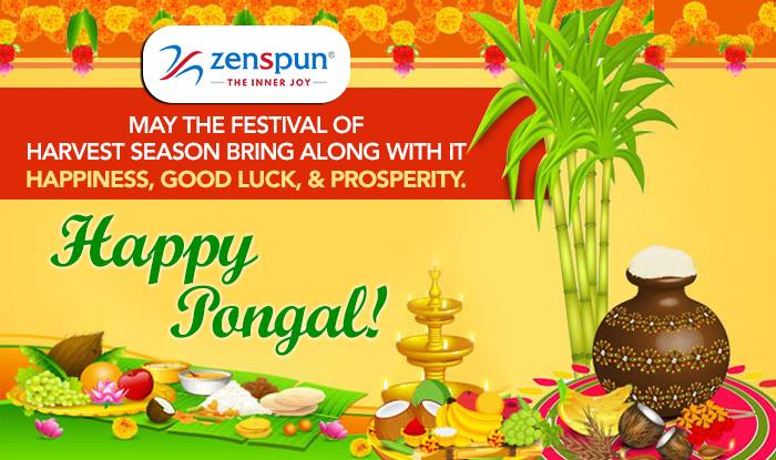 ZenSpunIndia's tweet photo. Pongal marks joy and cheer and brings along everything that’s best. Wishing that this festival fills your days ahead with happiness, good luck and prosperity. Have a wonderful &amp; #HappyPongal #Zenspun https://t.co/yqtSR9HJT9