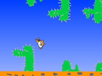 mazemaz16703410's tweet photo. Flippy cat same as flippy bird but easier.
Beat my record 79!!! I think you'll beat it.
#Scratch #scratch3 #flippybird #gamedev #physics
https://t.co/56FIJVagaV https://t.co/qTxziPAd8l