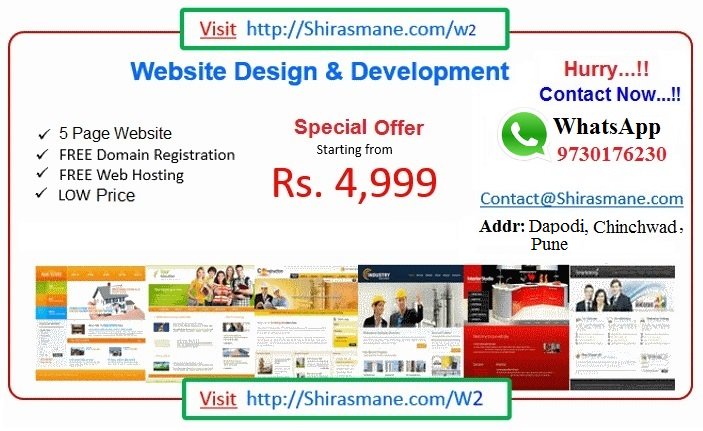 shreyasharma143's tweet image. ONLY @4,999/- 
Website Design Pune Pimpri Chinchwad Bhosari Nigadi Dapodi 
#websitedesignpune #webdesignpune