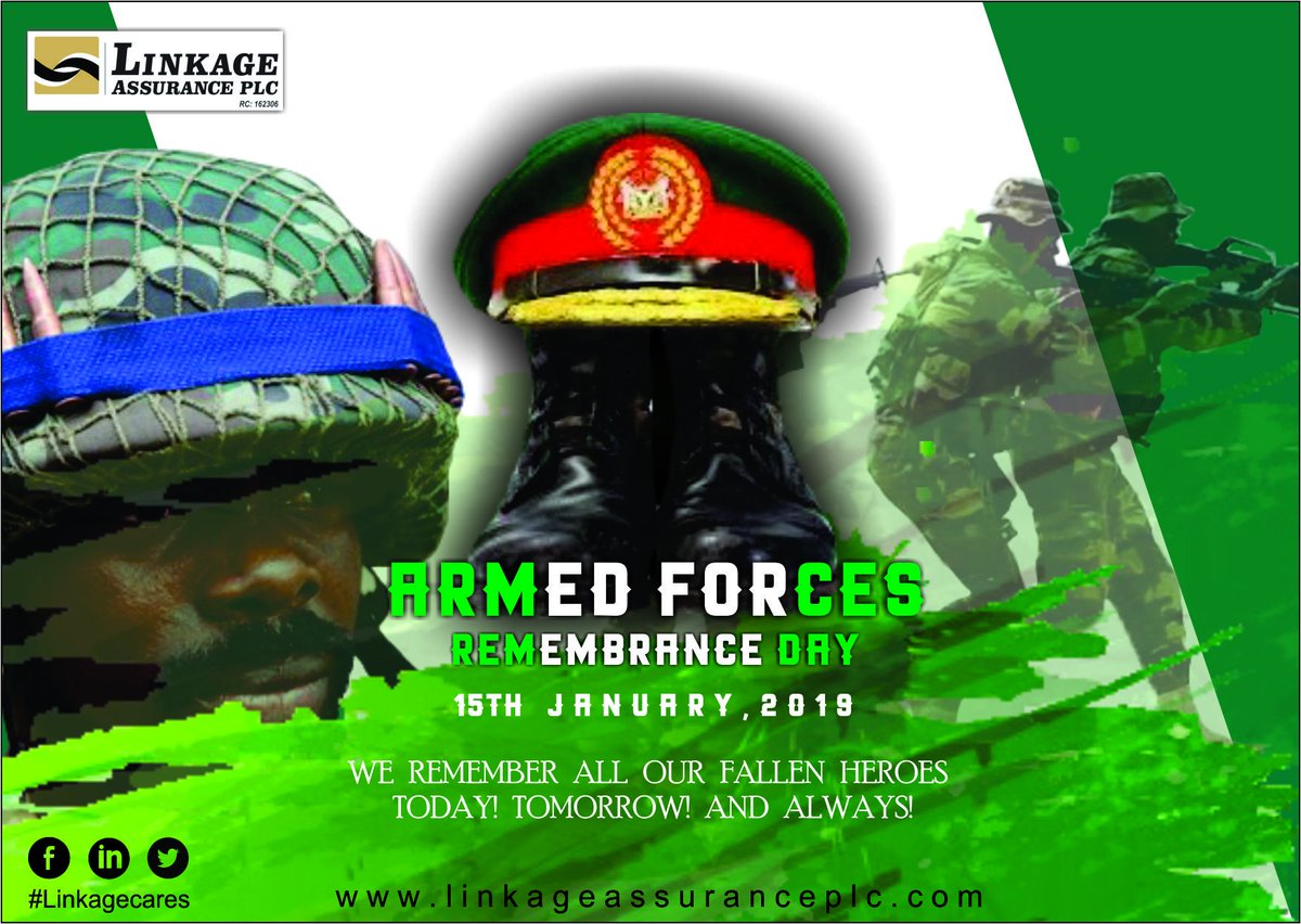 May the labour of our heroes past, never be in vain.
Our cheer goes back to them.

Happy Armed Forces Remembrance Day!

#ArmedForcesRemembranceDay
#ArmedForcesDay2019
#FallenHeroes
#ArmedForces
#LinkageCares