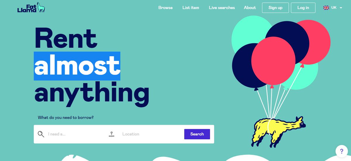 A - Z of the World Wide Web: F is <a href="/FatLlamaHQ/">Fat Llama</a> the platform that allows you quickly, easily and efficiently to rent out your belongings to people nearby. Could this be the best of the sharing economy? bit.ly/2Vvz4Kn #sharingeconomy