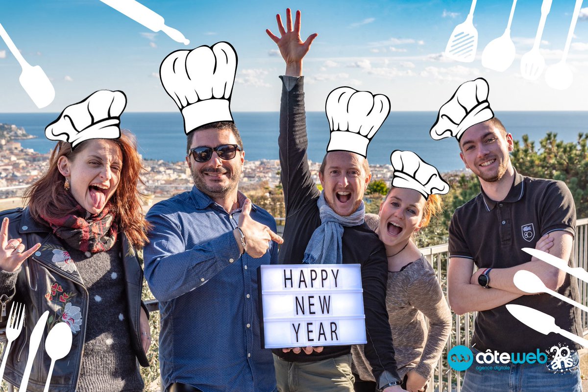 coteweb's tweet image. @coteweb vous souhaite une #BonneAnnee2019 !
Découvrez la recette pour un #projetdigital réussi !👇
Un nuage d&apos;idée 💡
Un soupçon d&apos;imagination 🤔
Une cuillère à soupe de bonne humeur😉
Une pincée de créativité 🎨
Un bol d&apos;énergie 😁
Et un brin de folie ! 🥳 #coteweb2019