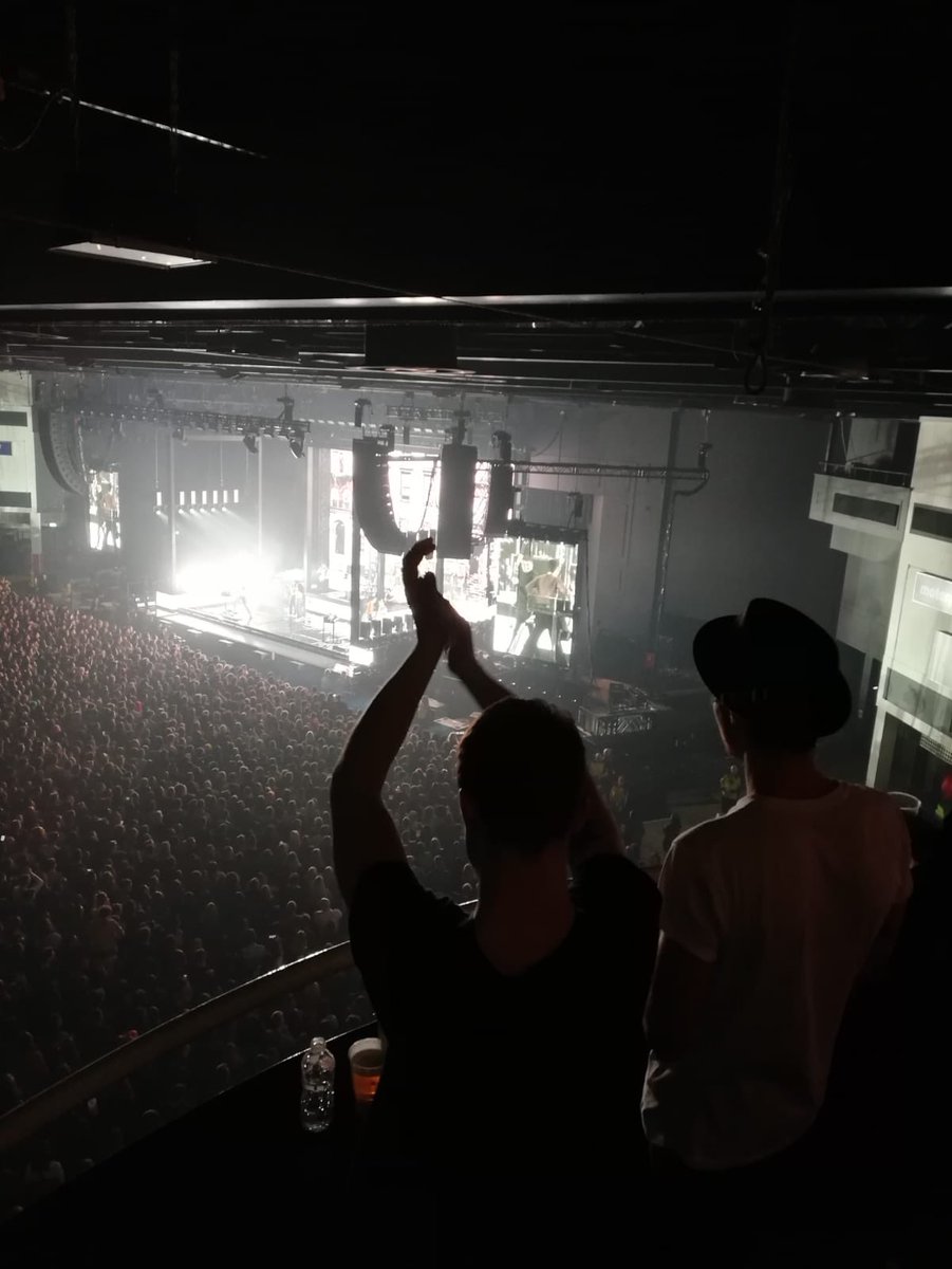 Our view of <a href="/the1975/">The 1975</a> last night was insane! They were fucking awesome. #the1975cardiff