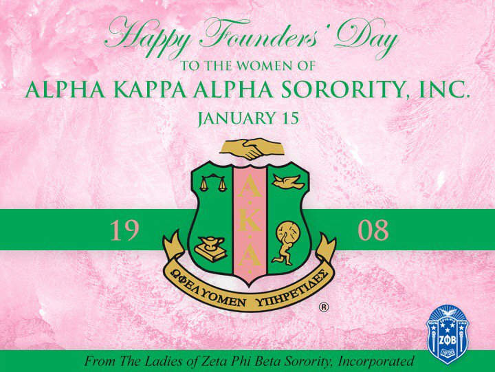 Happy Founders' Day to the women of Alpha Kappa Alpha Sorority, Inc. @...