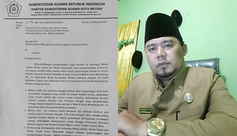 Kasus protes warga terhadap gereja yang viral di Medan...
medansatu.com/berita/49155/p…