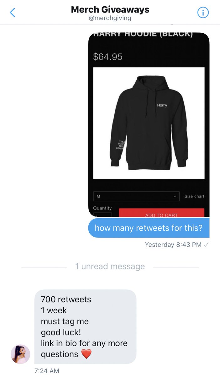 thank you for the deal <a href="/merchgiving/">gain</a> please rt and help me out ❤️