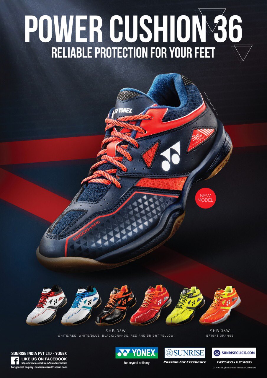 Yonex power hotsell cushion 36