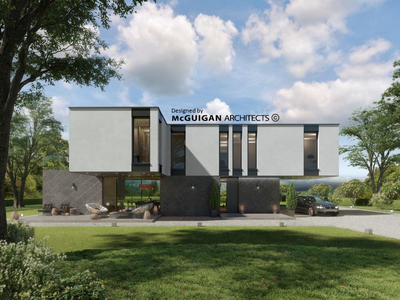 BuildWrightMCH's tweet photo. Annagh House - Modern luxury and without the hassle! Who would like to see this low-energy, concrete built home commissioned on their site 4 weeks after the BuildWright team arrive?? #modularhome #modernhome #irishconstruction https://t.co/IqDJkLz9K7 https://t.co/I252Sa7Zei