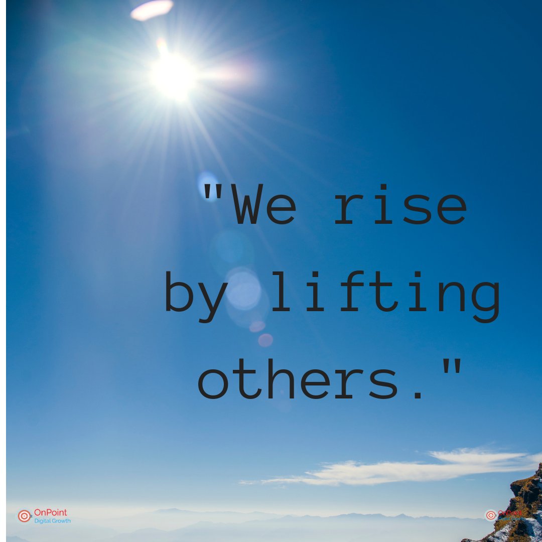 GrowthOnpoint's tweet photo. We rise by lifting others!🎯🙌💞💡 .
.
.
#smm #nevergiveup #thinkbig #stepbystep #workhard #aimhigh #commit #goalreacher #believe #personalgrowth #sparkle #shine #beawinner #succeed #hope #grind #dream #onpoint #digitalgrowth #succeed #grateful #peace #love https://t.co/cssF0WgC25