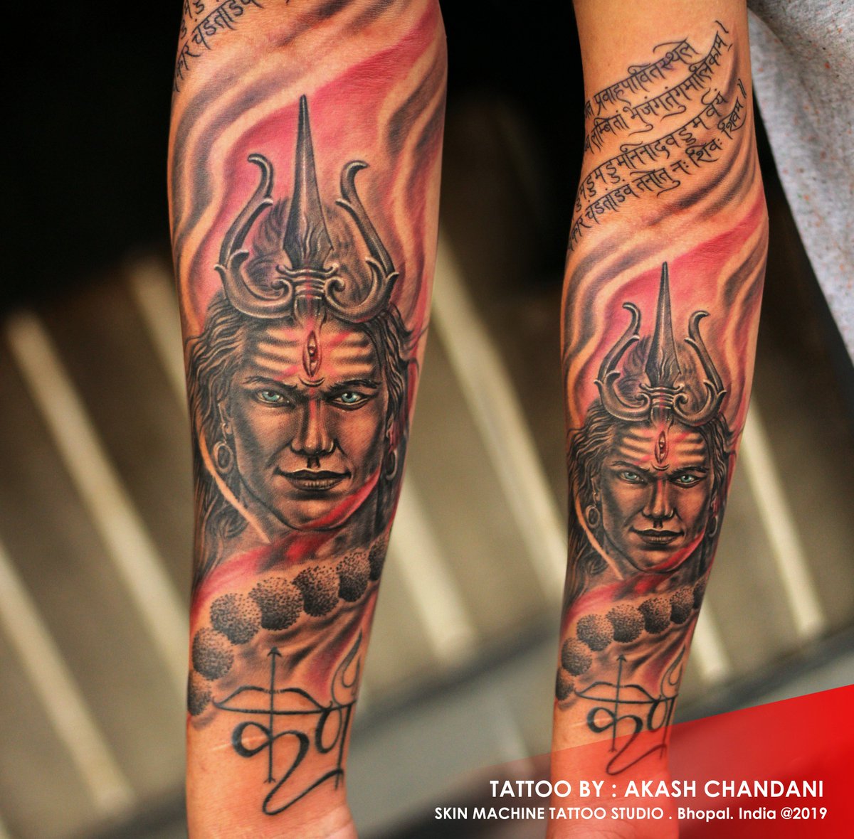 Shiva Tattoo done by Abhishek Saxena at Circle Tattoo Delhi :  u/circletattooindia