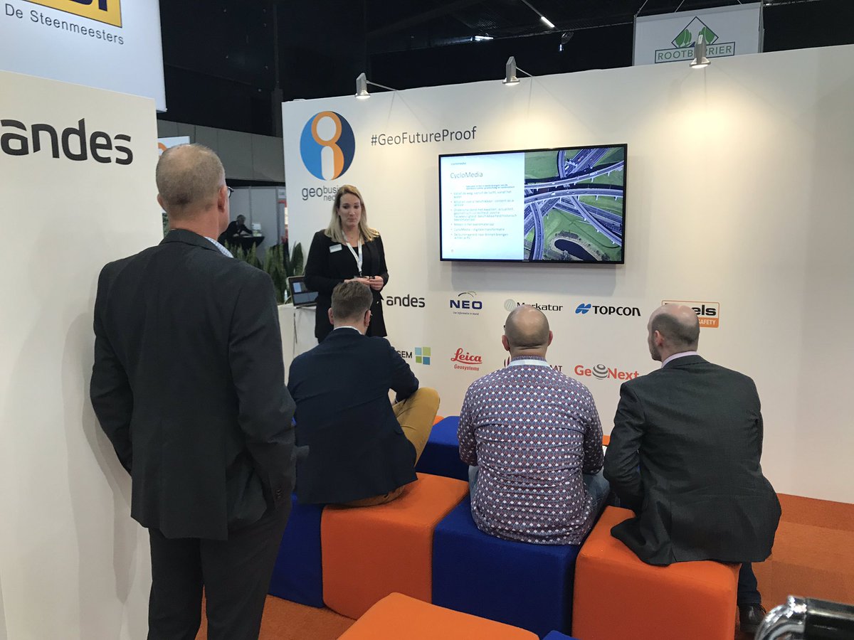 Camille v/d Harten (@cvanderharten) on Twitter photo Programma op het <a href="/GeoBusinessNL/">GeoBusiness</a> Plein is begonnen #InfraTech2019 #GeoFutureProof #FutureProof Programma op het <a href="/GeoBusinessNL/">GeoBusiness</a> Plein is begonnen #InfraTech2019 #GeoFutureProof #FutureProof