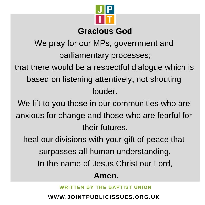 This prayer seems as relevant today as it did yesterday...