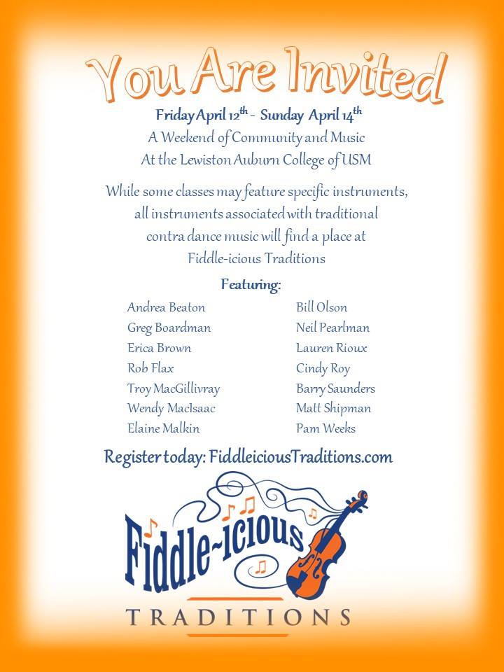 Fiddleicious1's tweet photo. @Fiddleicious1 is excited to announce our first annual Fiddle-icious Traditions weekend for musicians coming up in April. Check out https://t.co/1tYLao57eG to find out more about our special guest instructors from @TourismCB and from around New England. #Fiddleicious #CapeBreton https://t.co/Gzi0wmRySI
