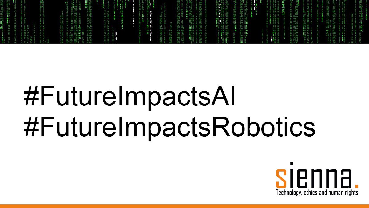 SiennaEthics's tweet photo. SIENNA coordinator Philip Brey welcomes stakeholders and experts in AI & robotics 👉 Follow the workshop under #futureimpactsAI & #futureimpactsrobotics https://t.co/OMfeQw4Fxu
