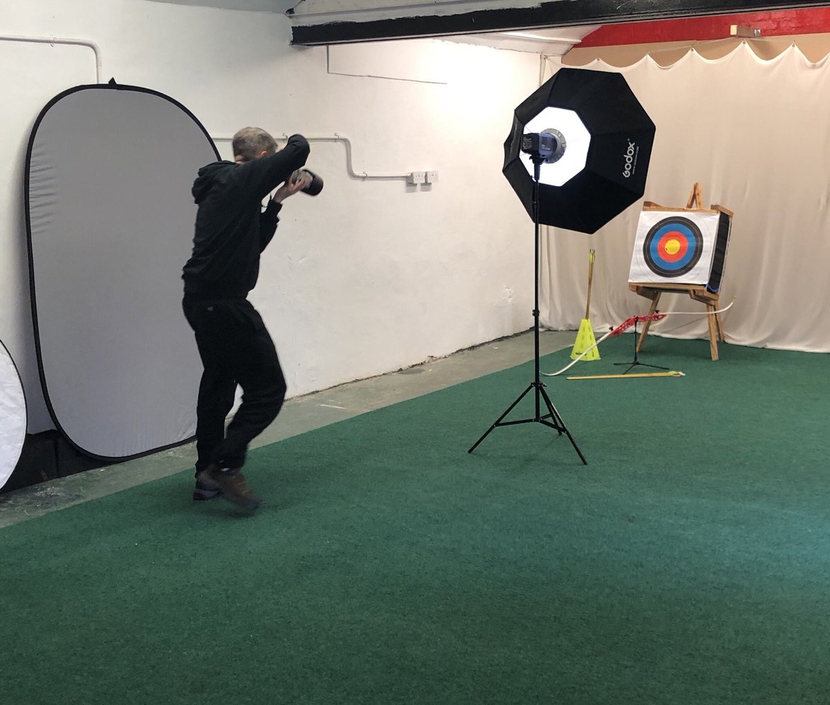 Some Archery product shots being created yesterday! #Archery #Blackpool #DaysOutBlackpool #ThingsToDoBlackpool impactblackpool.co.uk