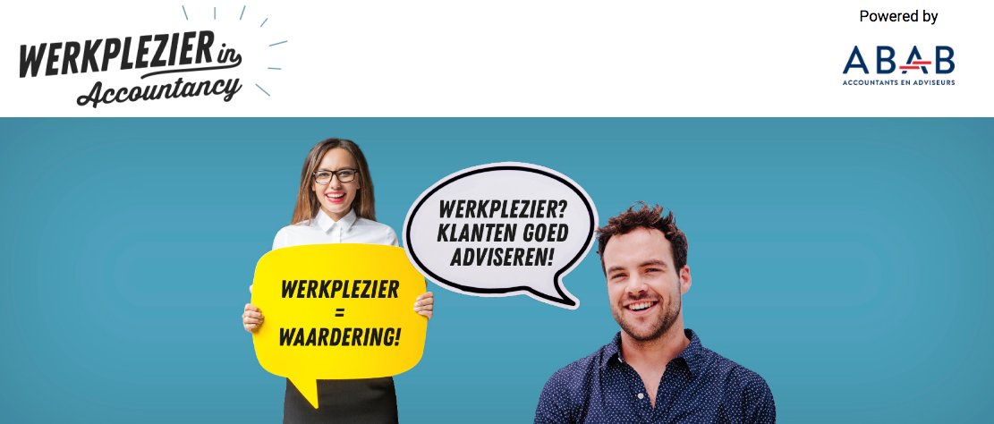 Hoe is het gesteld met het #werkplezierinaccountancy? 
Voor @ABABaccountants namen we ruim 120 enquêtes en negen diepte-interviews af met (assistent-)accountants van in totaal 53 verschillende kantoren. Benieuwd? Lees het complete #trendrapport op: werkplezierinaccountancy.nl