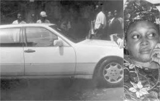 The car she was in, the day she was assassinated