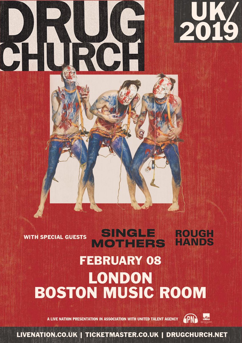supporting <a href="/DrugChurch/">Drug Church</a> and @snglmthrsgang at @BostonMusicRoom next month